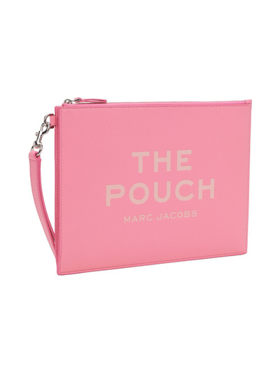 Marc Jacobs Pink 'The Leather Large' Pouch outlook
