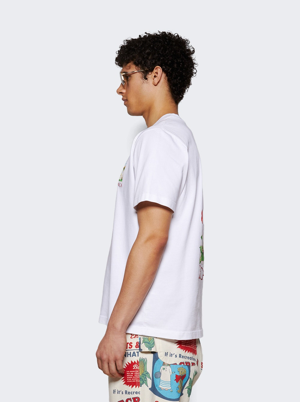 La Days Printed Tee White - 3