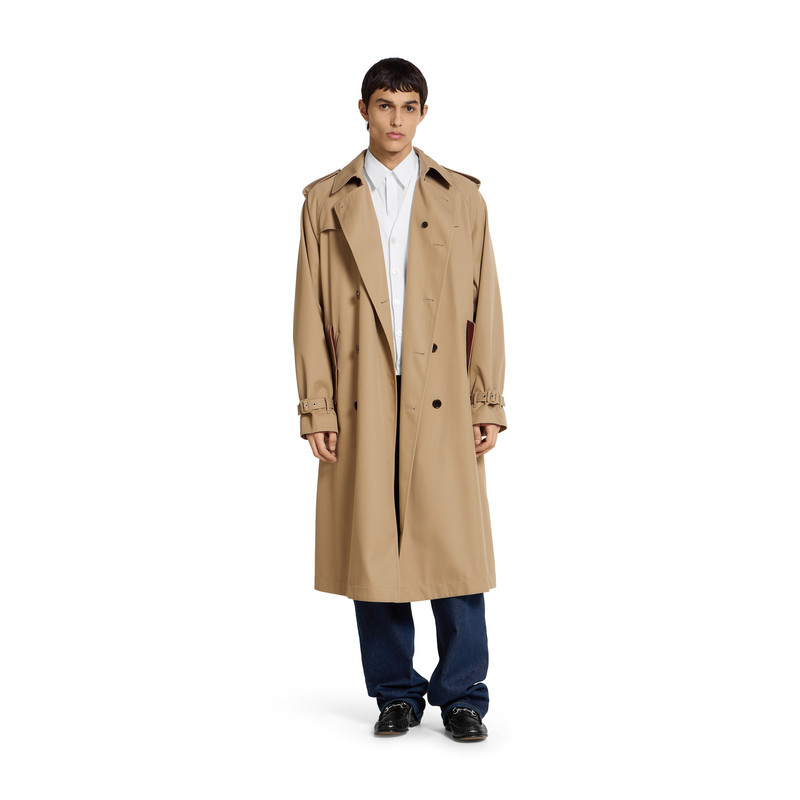 GUCCI Cotton gabardine trench coat outlook