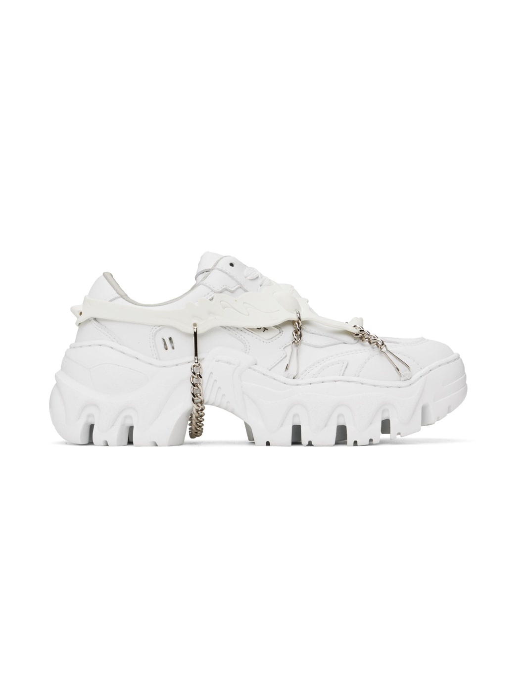 White Boccaccio II Harness Sneakers - 1