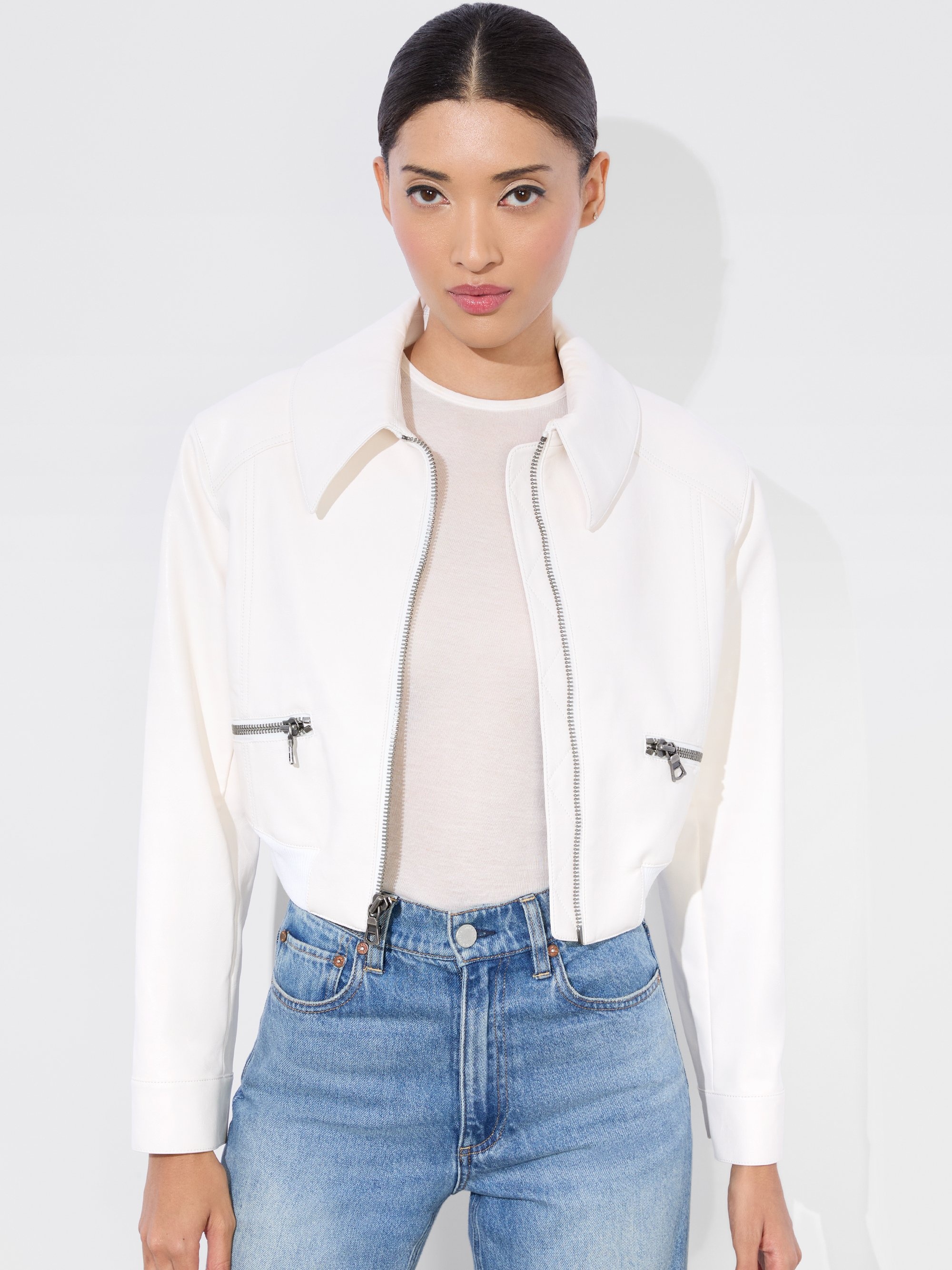 HYDE CROPPED VEGAN JACKET - 2