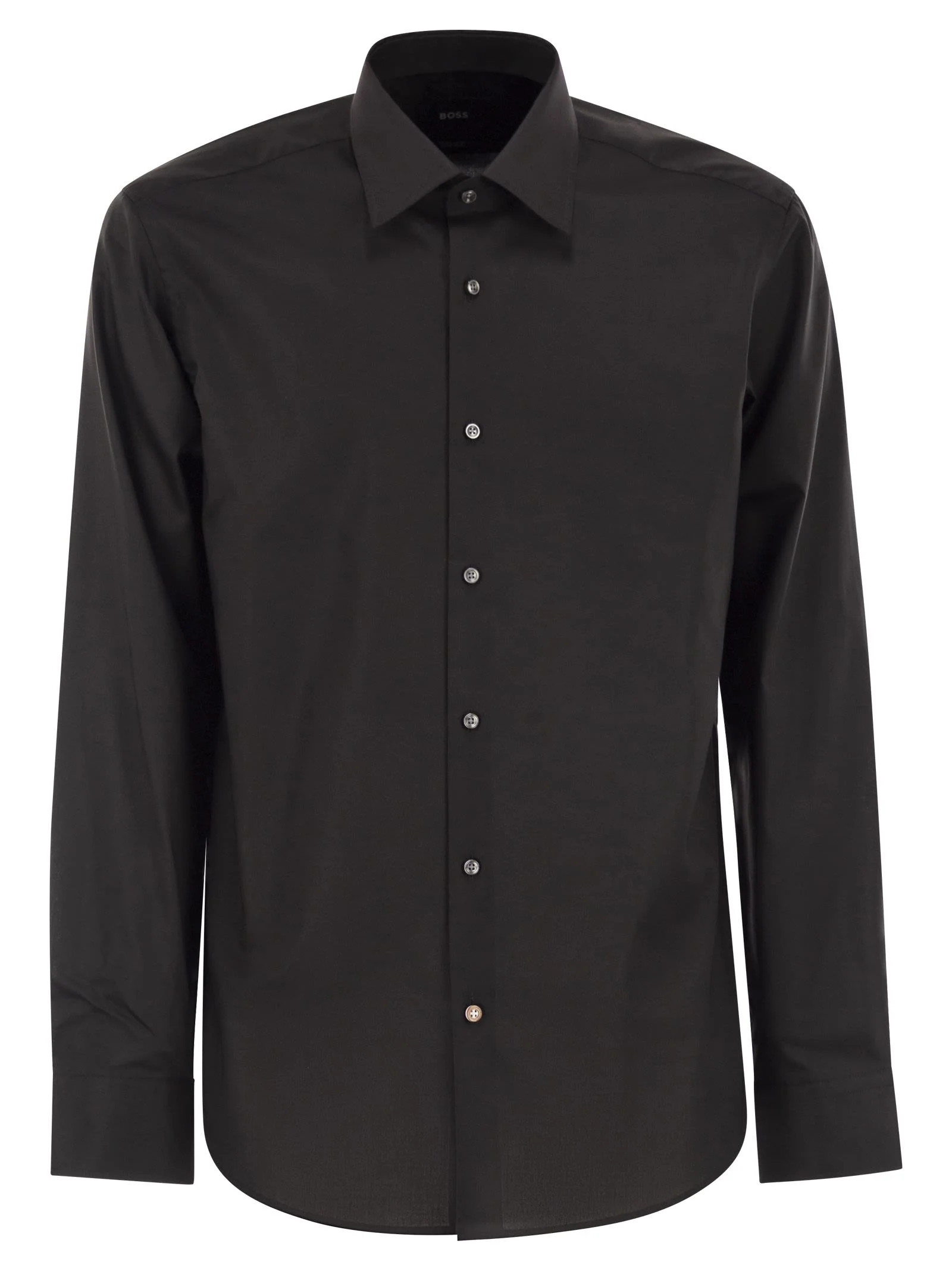 Boss Men Regular Fit Shirt In Easy-Iron Cotton Poplin - 1