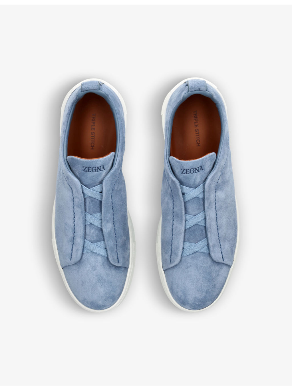 Triple Stitch suede low-top trainers - 2