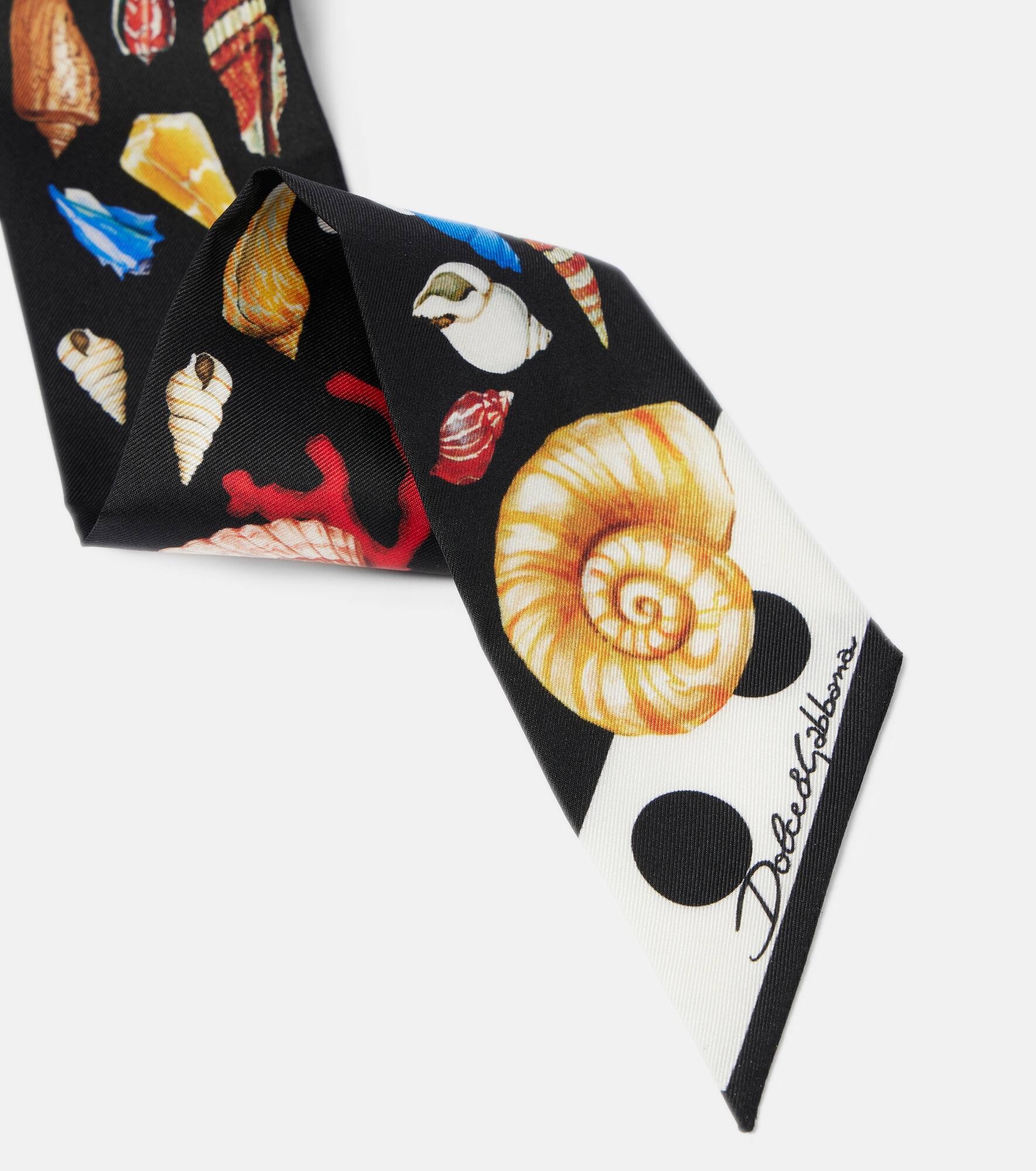 Capri printed silk twill scarf - 4