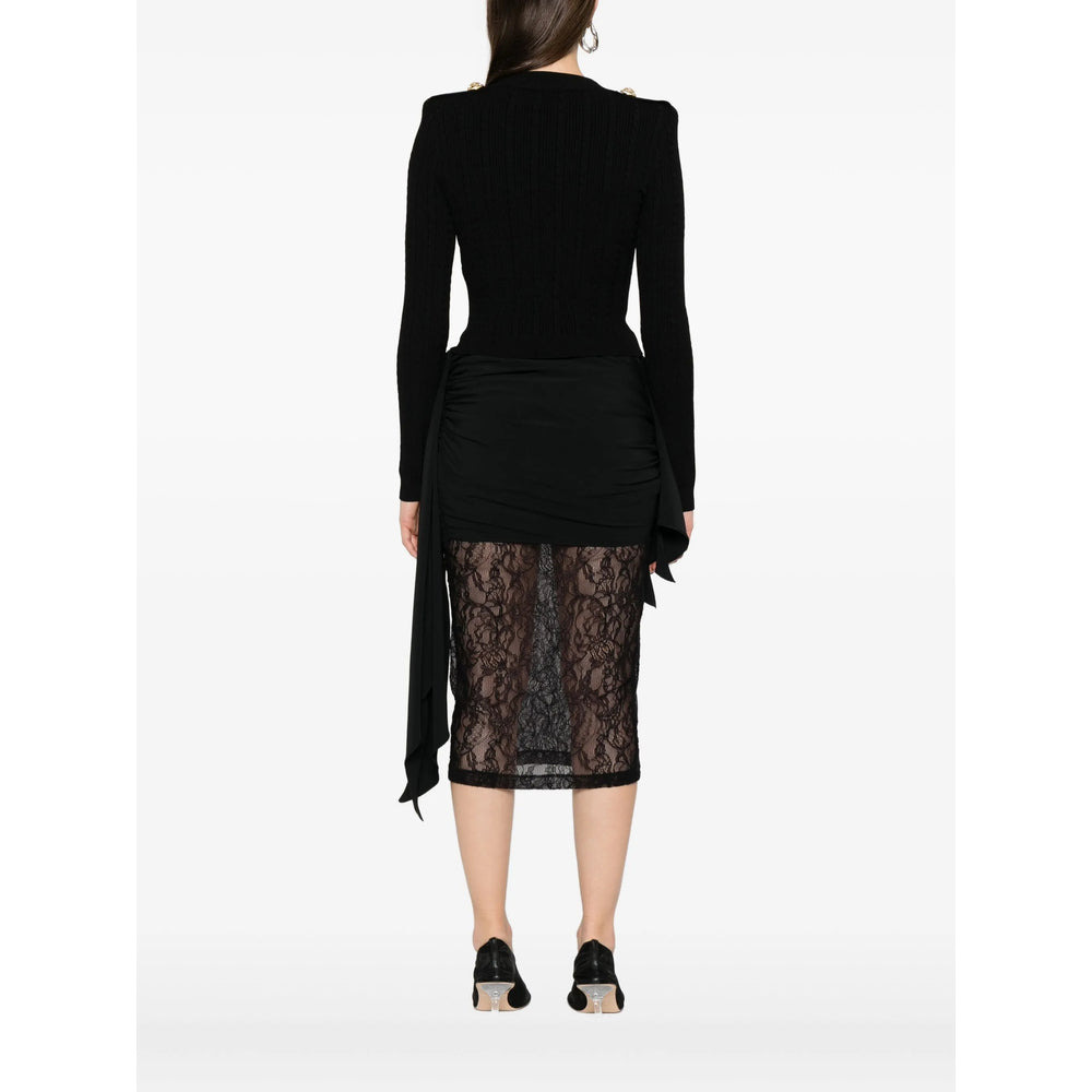 Balmain Black Knitwear - Cardigans Women - 2