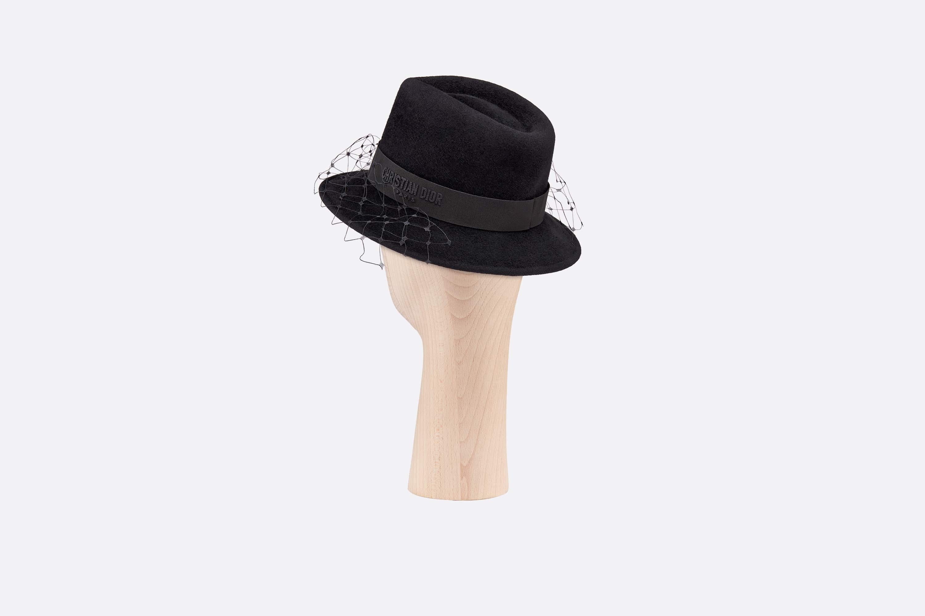 D-Tailleur Small Brim Veiled Hat - 2