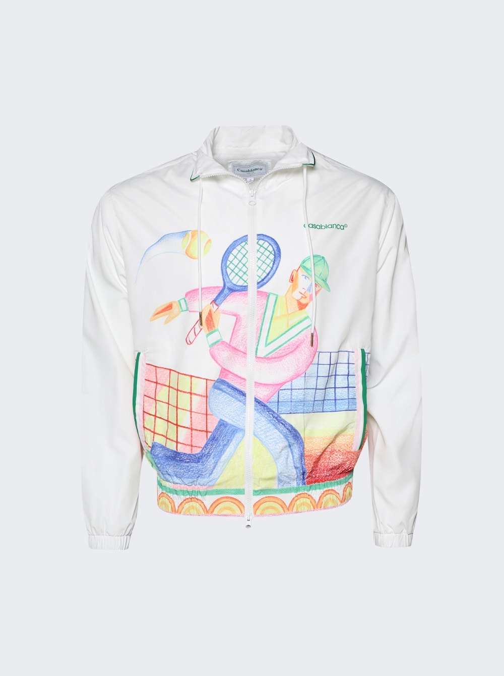 Printed Nylon Jacket Crayon - 1