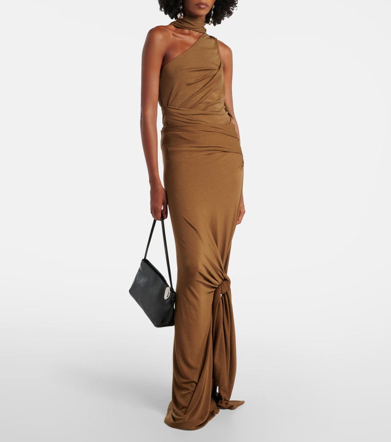 entire studios Asymmetric draped jersey maxi skirt outlook