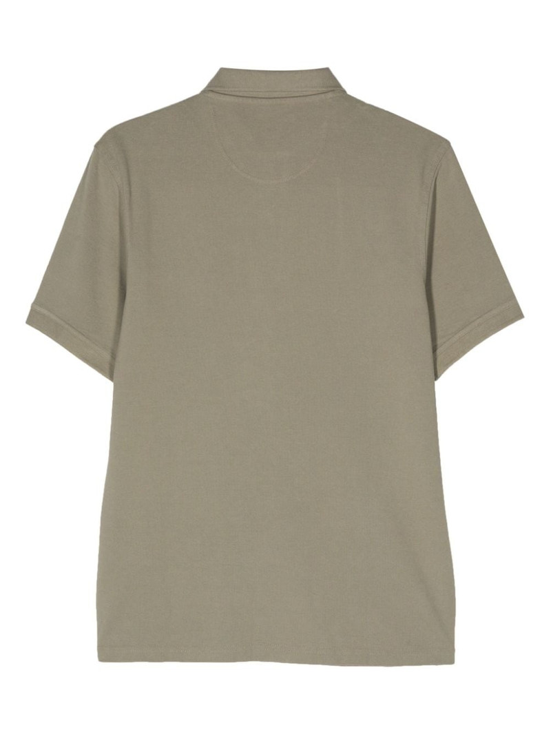 Barbour logo-embroidered cotton polo shirt outlook