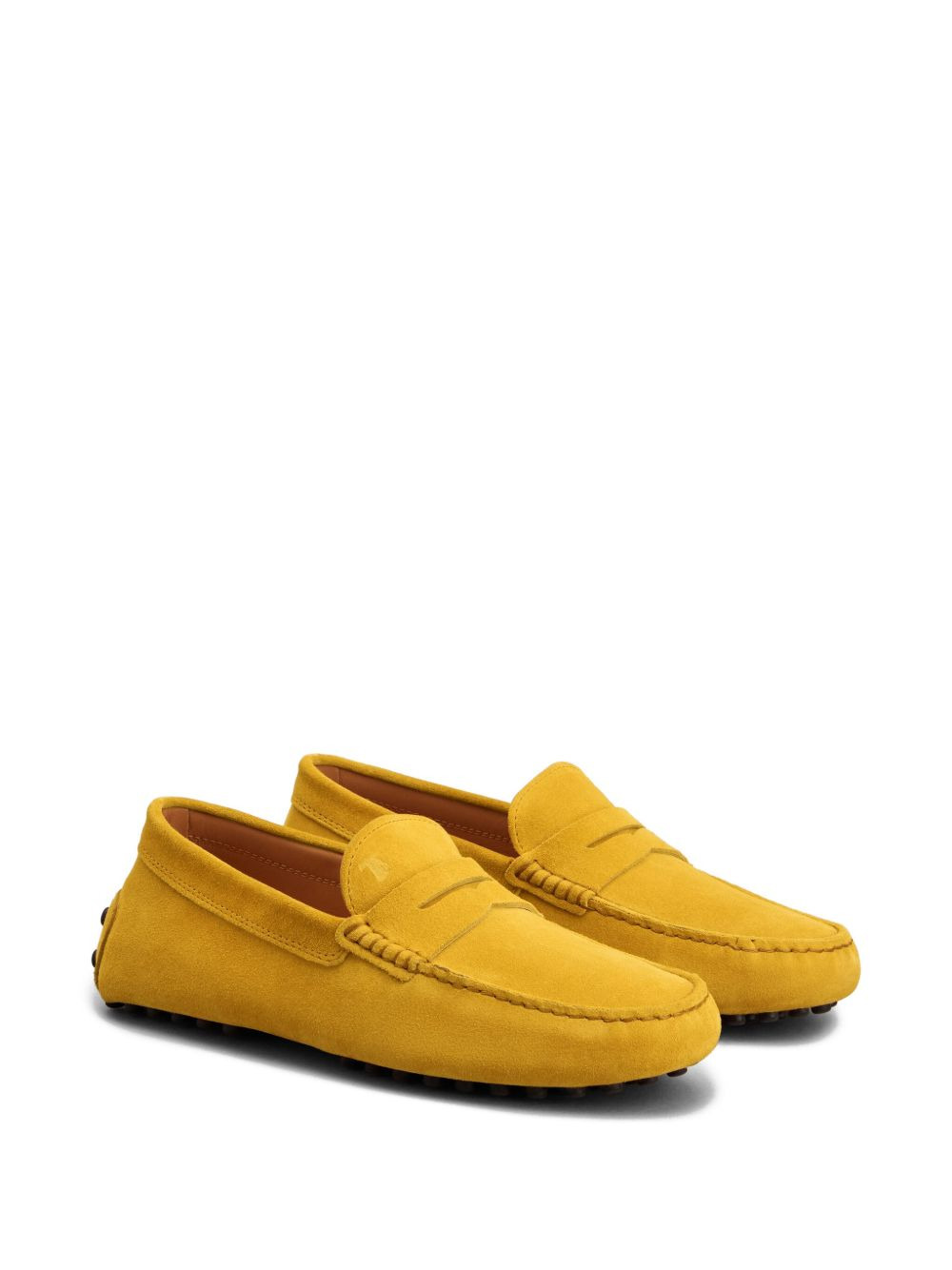 penny-slot suede loafers - 2