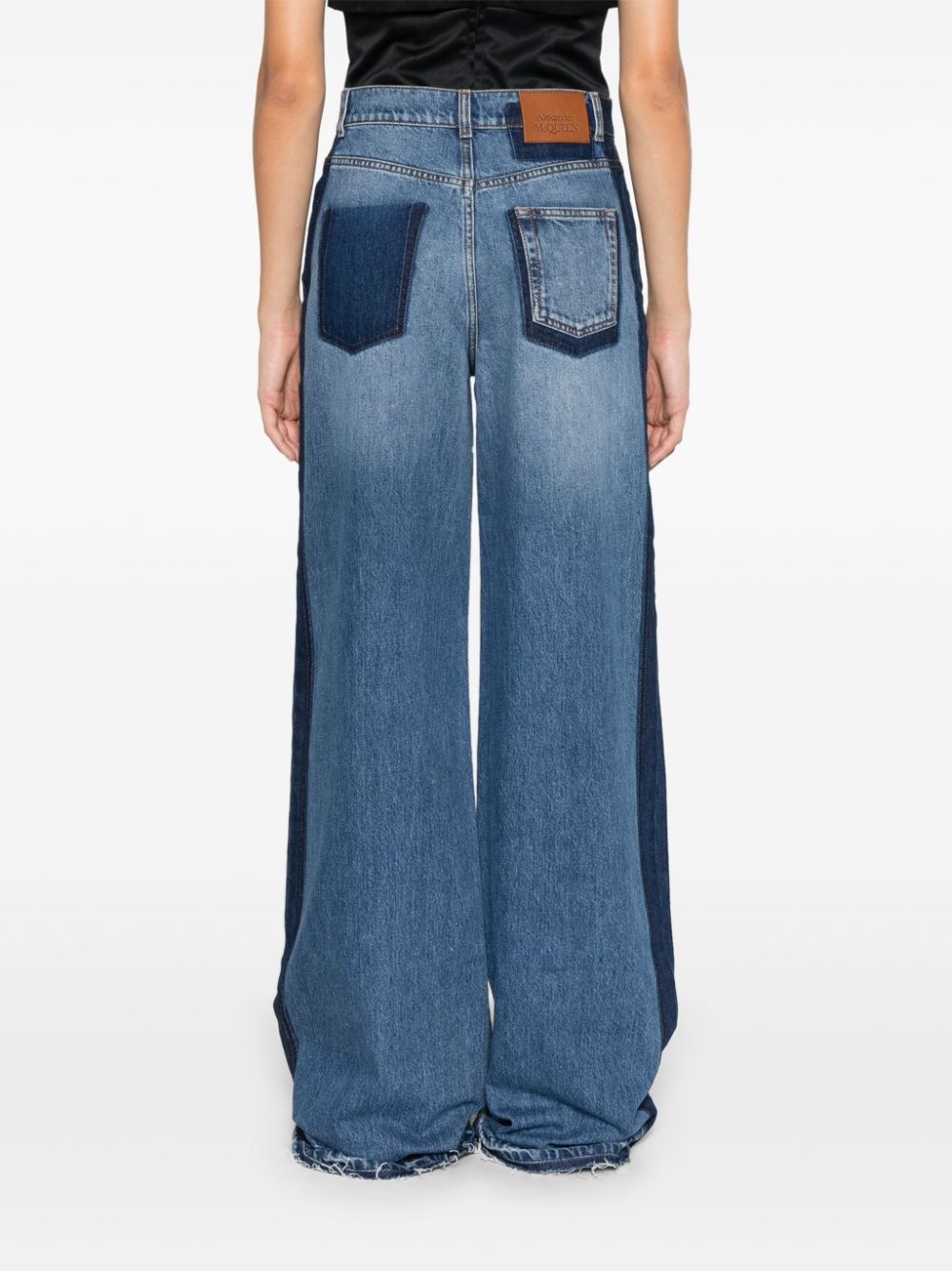 high-rise wide-leg jeans - 4
