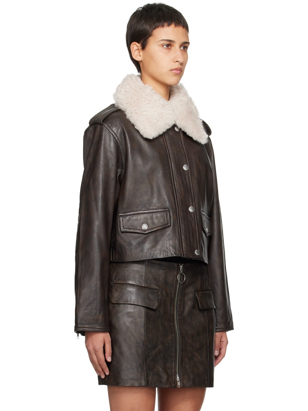 Brown Morgan Leather Jacket - 2