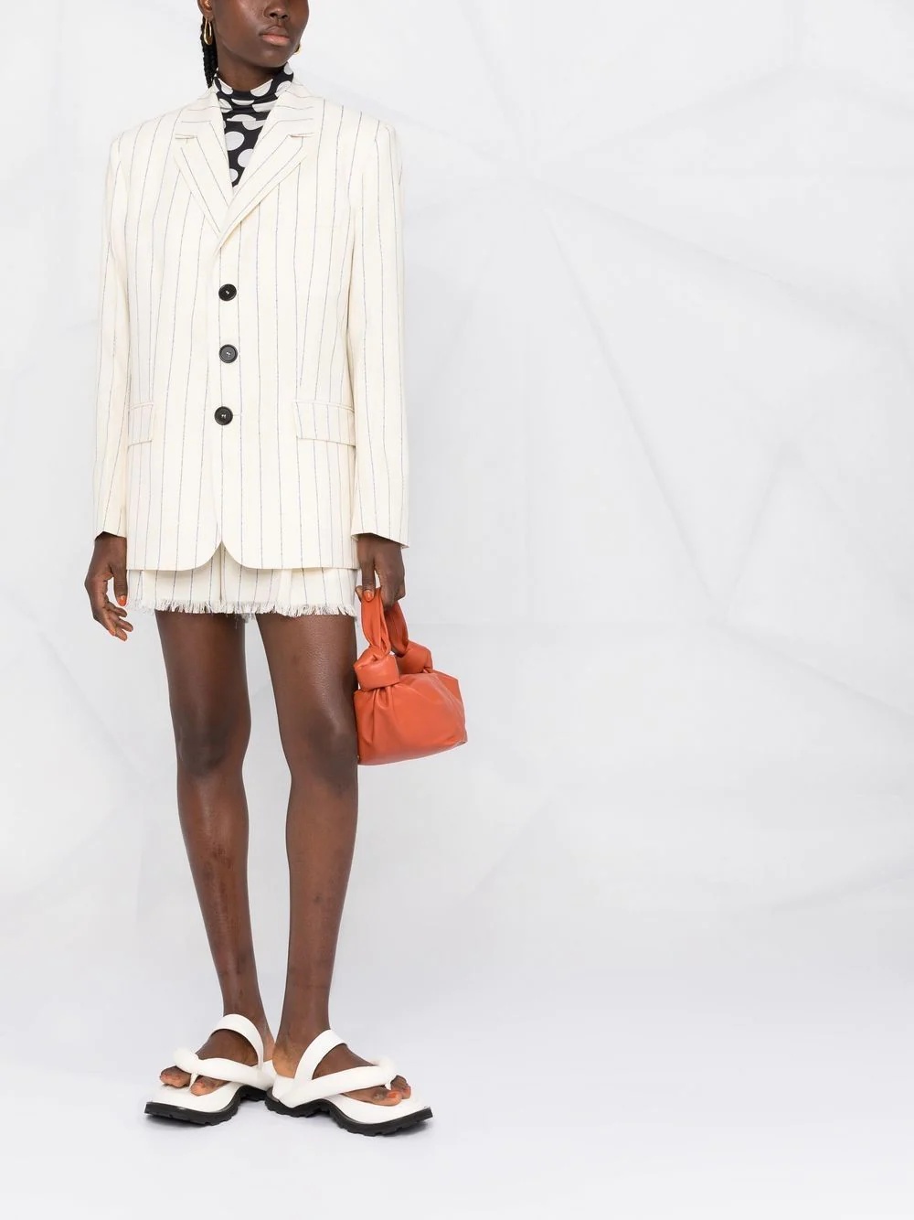 striped virgin-wool blazer - 2