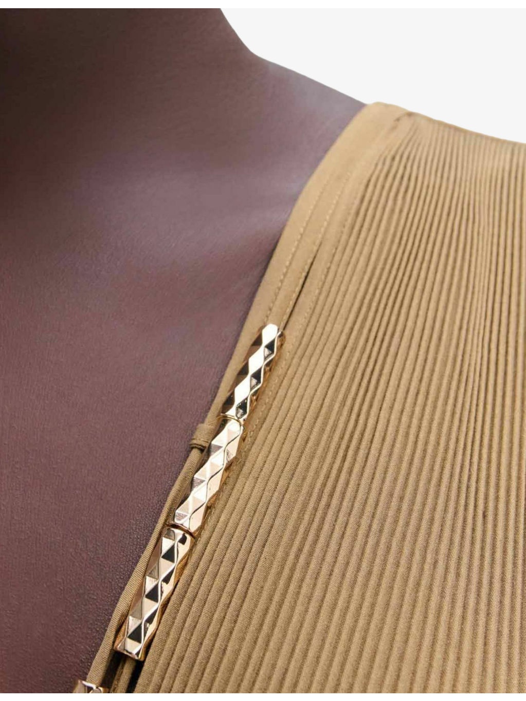 Jewel-Embellished Pleated Cotton-Blend Maxi Dress - 4