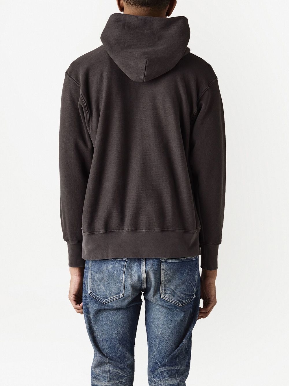 pouch cotton hoodie - 3