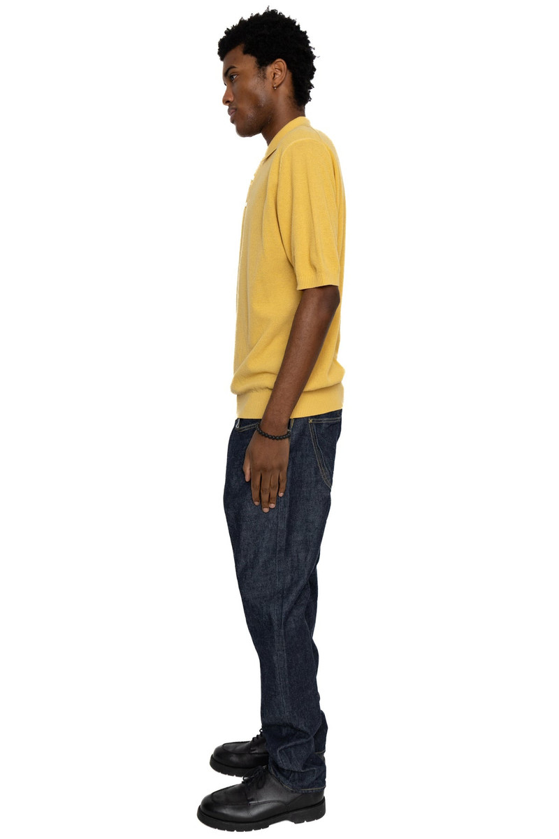 BEAMS PLUS Pique Polo 14G - Yellow outlook