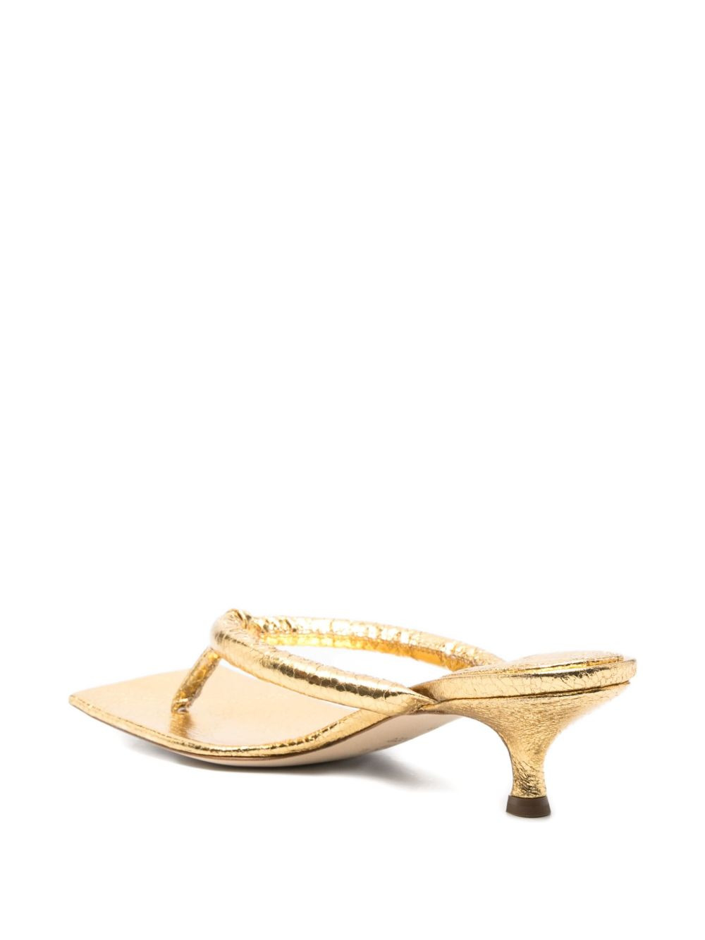 60mm knotted square-toe sandals - 3