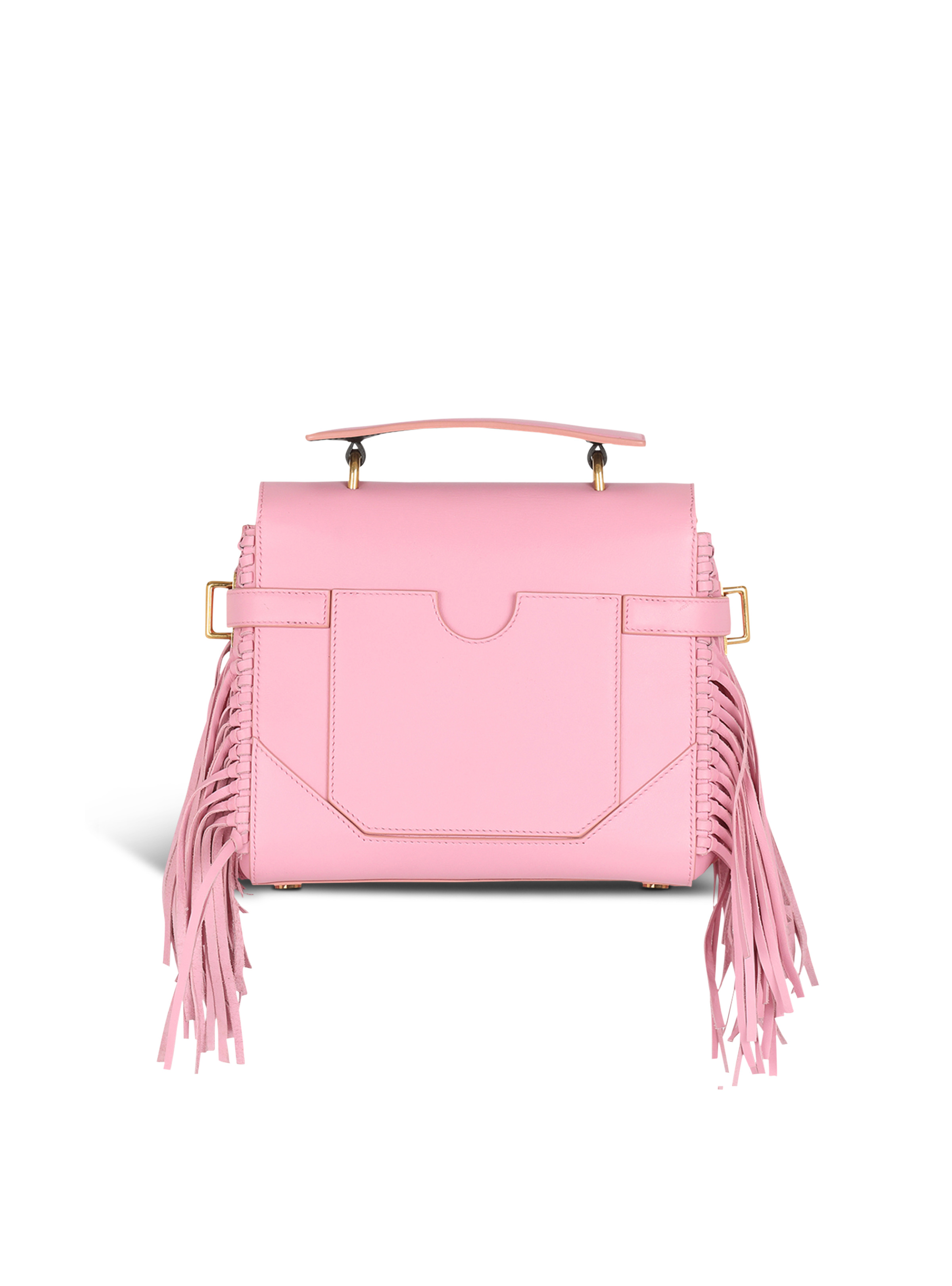 Smooth leather B-Buzz 23 bag with fringe - 4