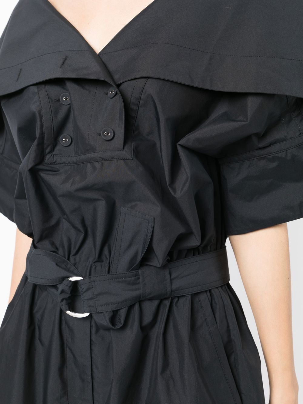 wide-collar playsuit - 5