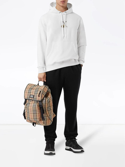 Burberry deer-print hoodie outlook