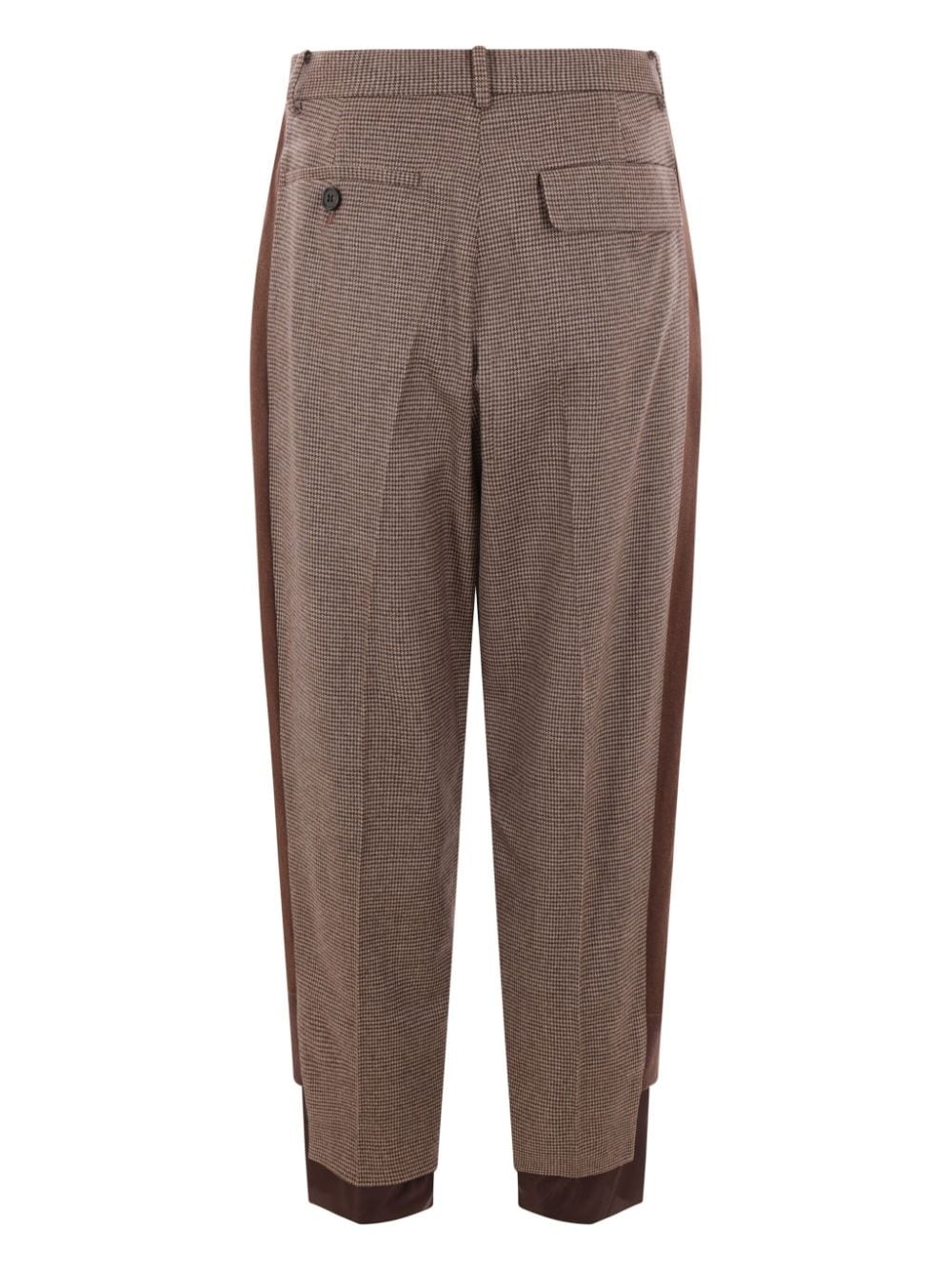 houndstooth-pattern trousers - 3
