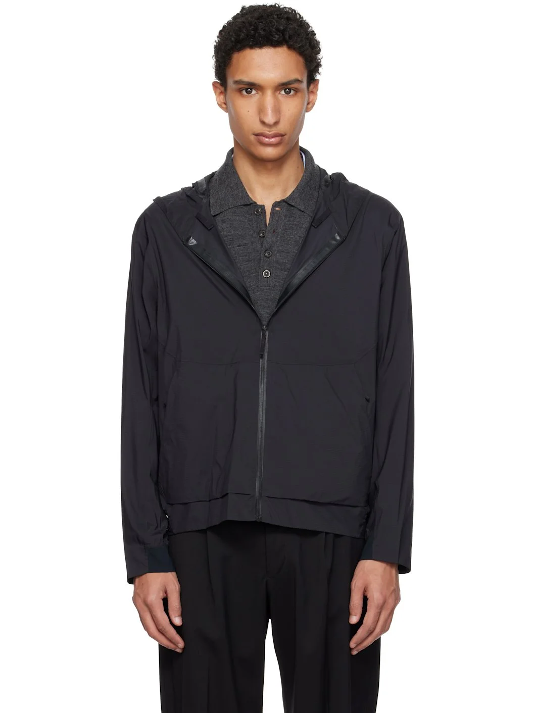 Black Demlo Hoody Jacket - 1