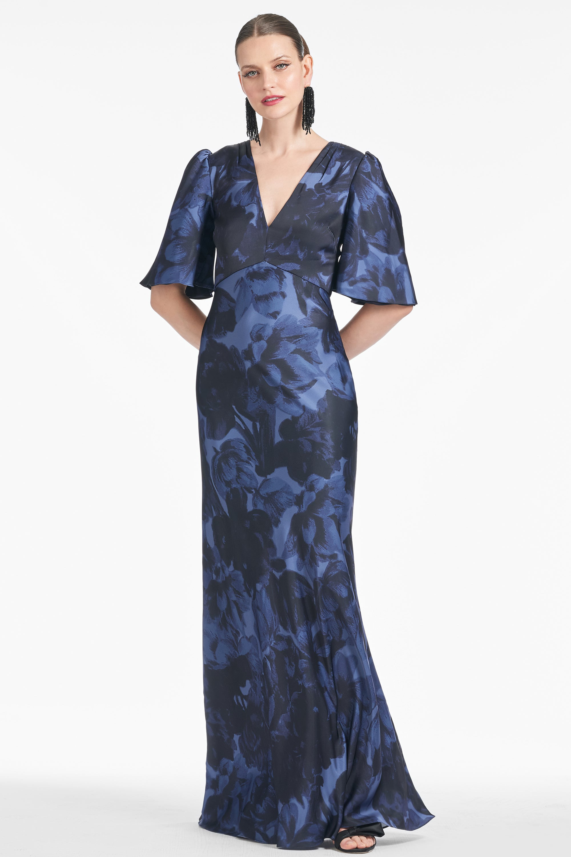 Mae Gown - Deep Ocean Bouquet - 3