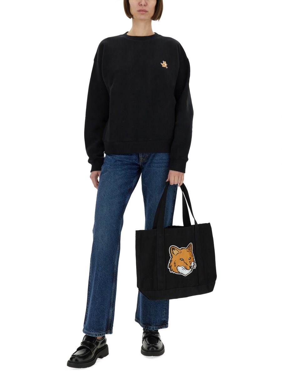 COTTON "SPEEDY FOX PATCH" SWEATSHIRT - 2