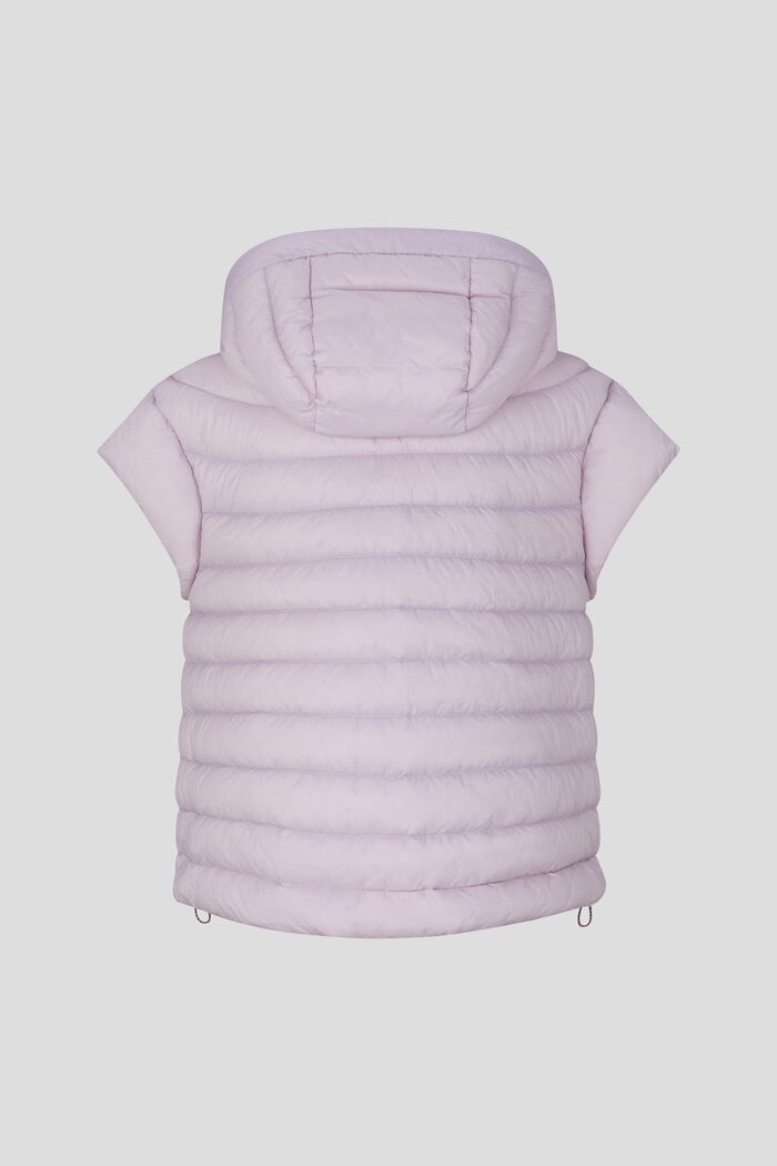 Betty Lightweight down gilet in Lilac - 3