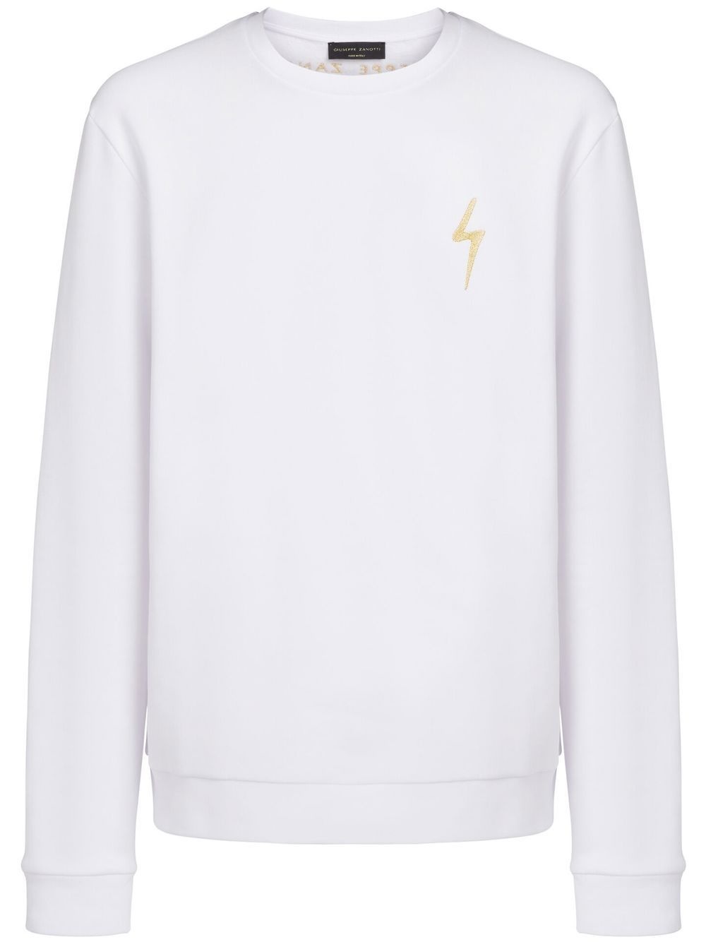 logo cotton sweatshirt - 1