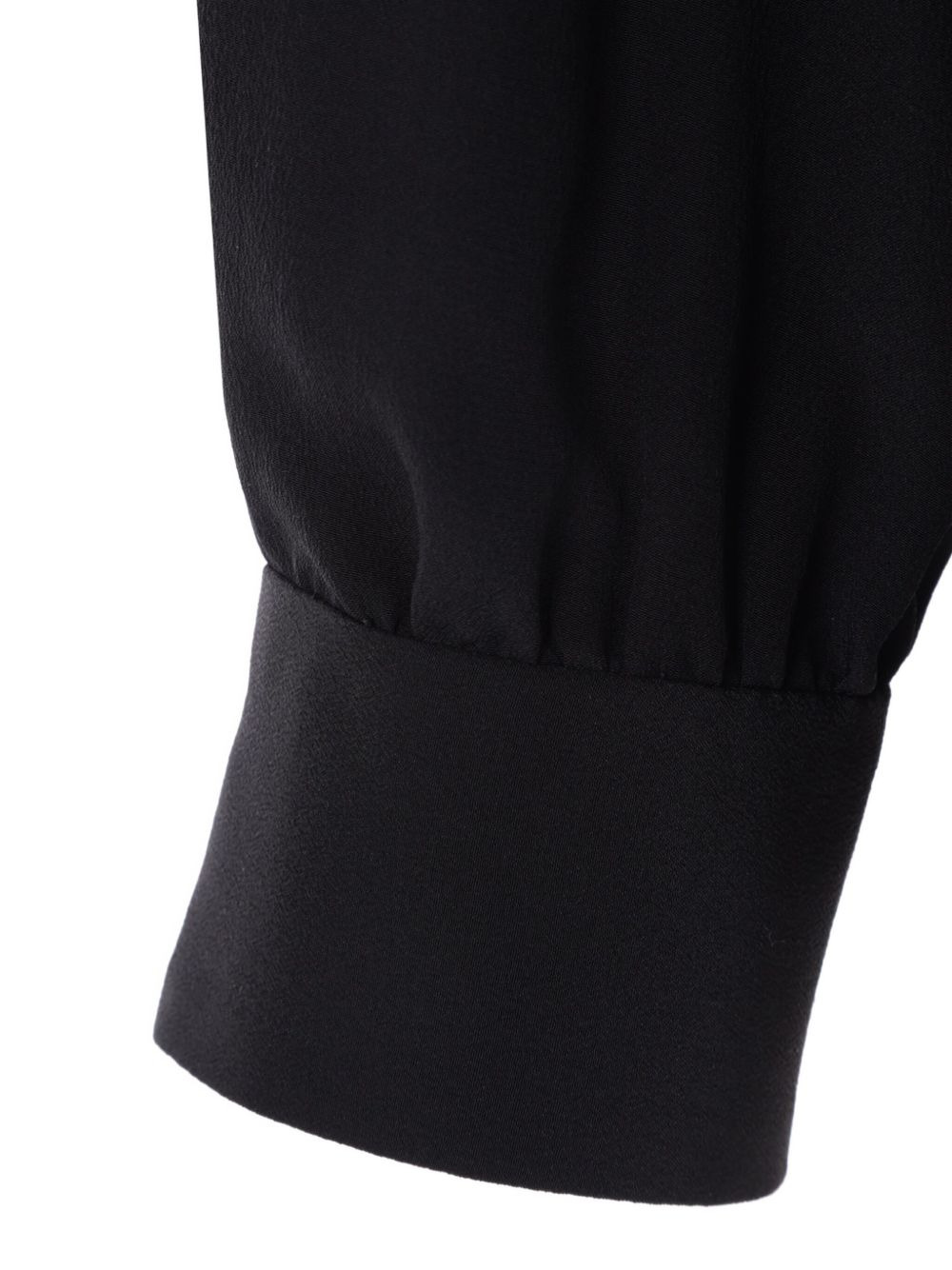 high-neck panelled blouse - 3