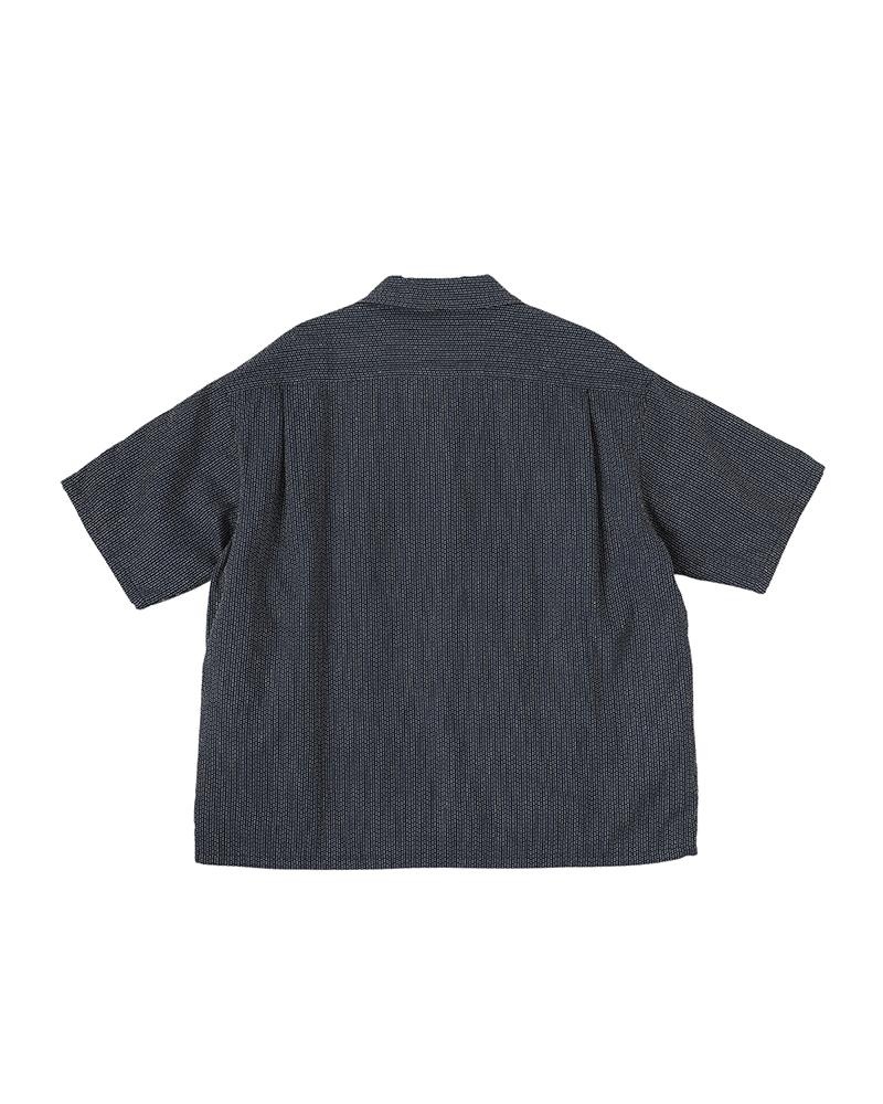 WALLIS DOWN SHIRT S/S NAVY - 2