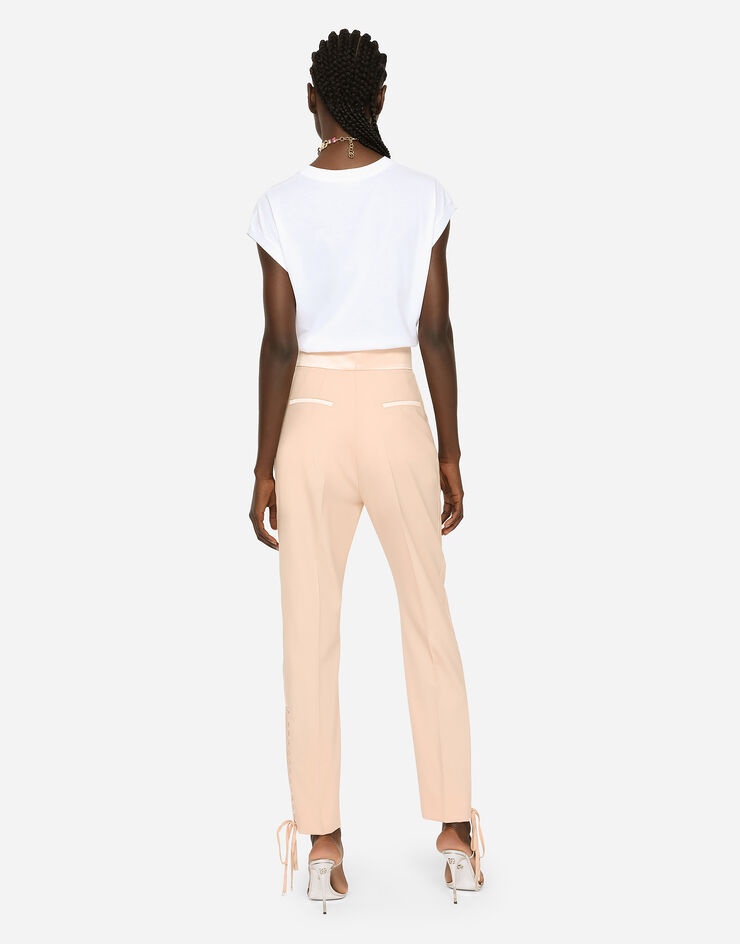 Gabardine tuxedo pants - 3