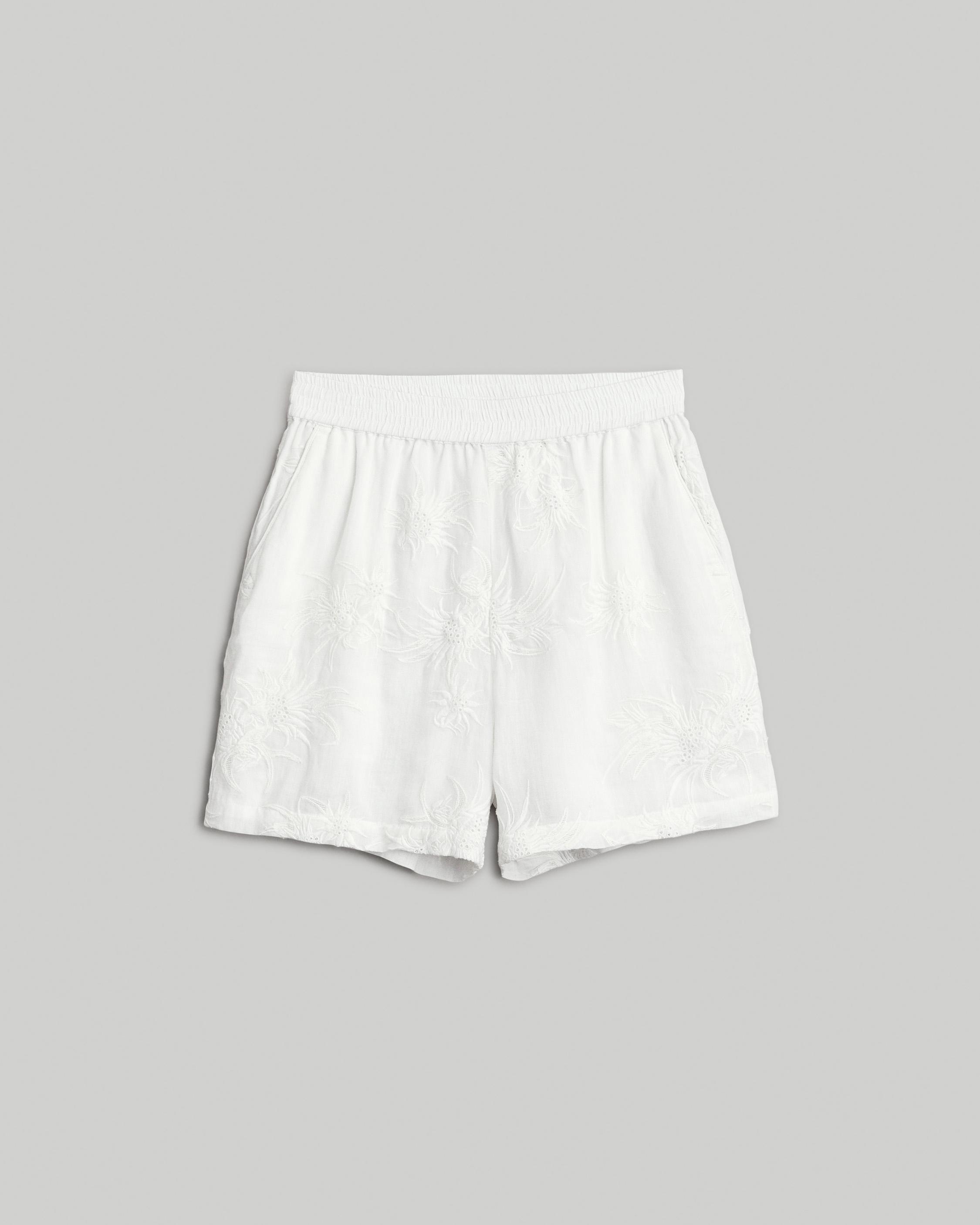 Emma Emb Cotton 4" Short
Oversized Short - 1