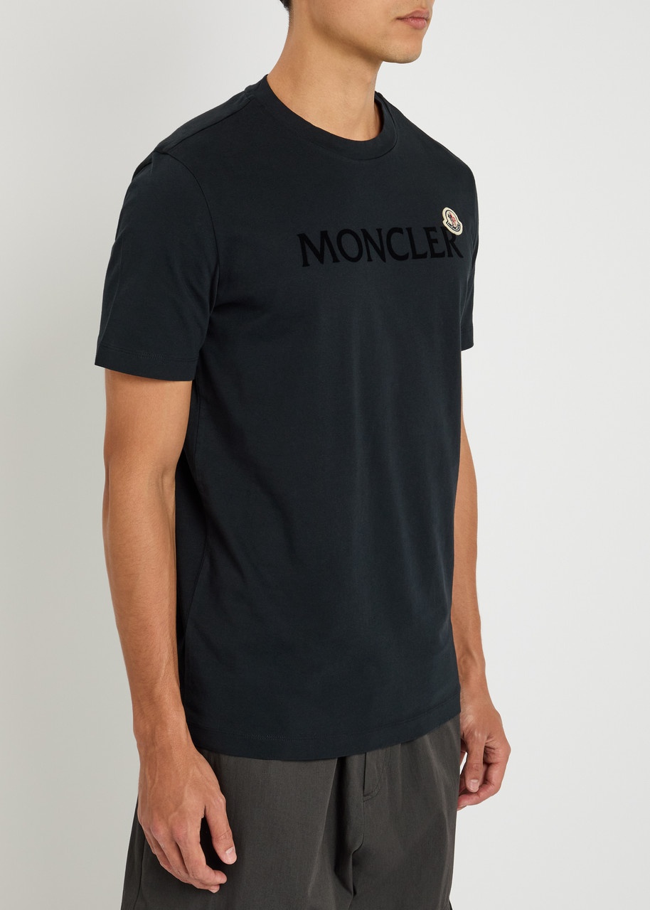 Moncler Logo Badge Cotton T-shirt - 2