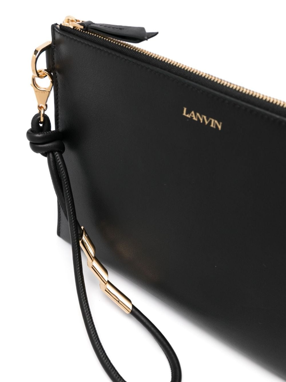 leather clutch bag - 4