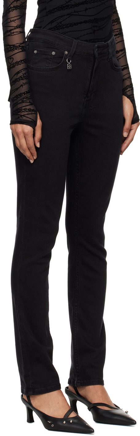 Black Stealth Charm Jeans - 2