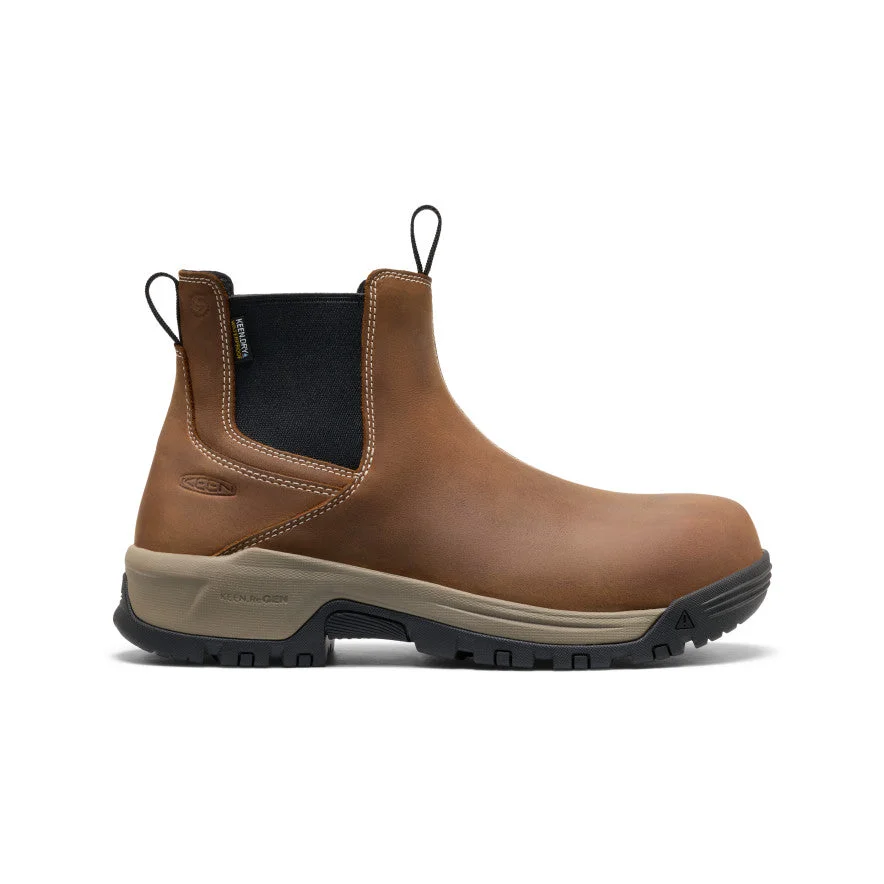 Men's Evanston Chelsea Waterproof Work Boot (Carbon Toe) - 1
