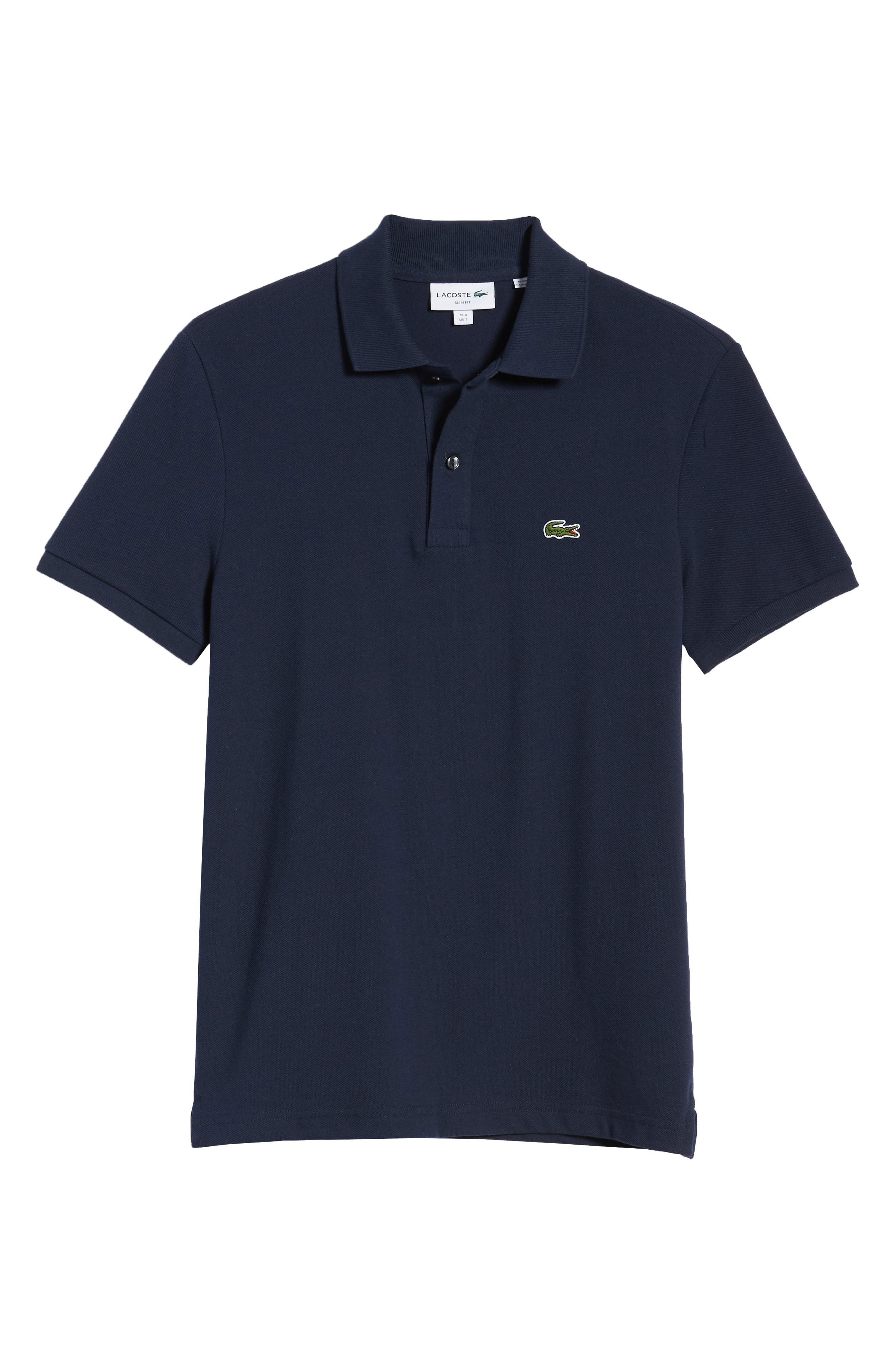 Slim Fit Piqué Polo - 5
