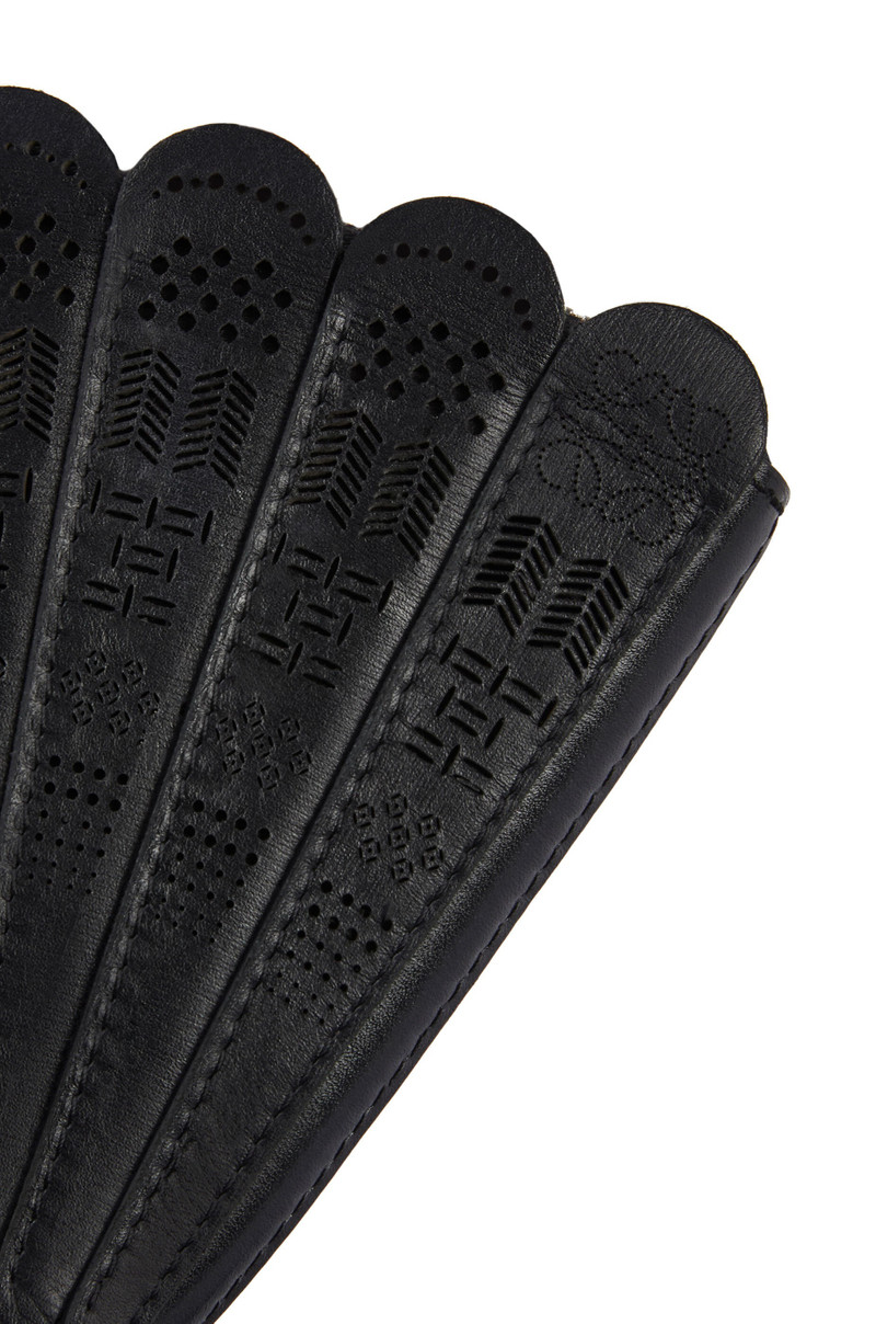 Fan Clutch bag in box calfskin 4