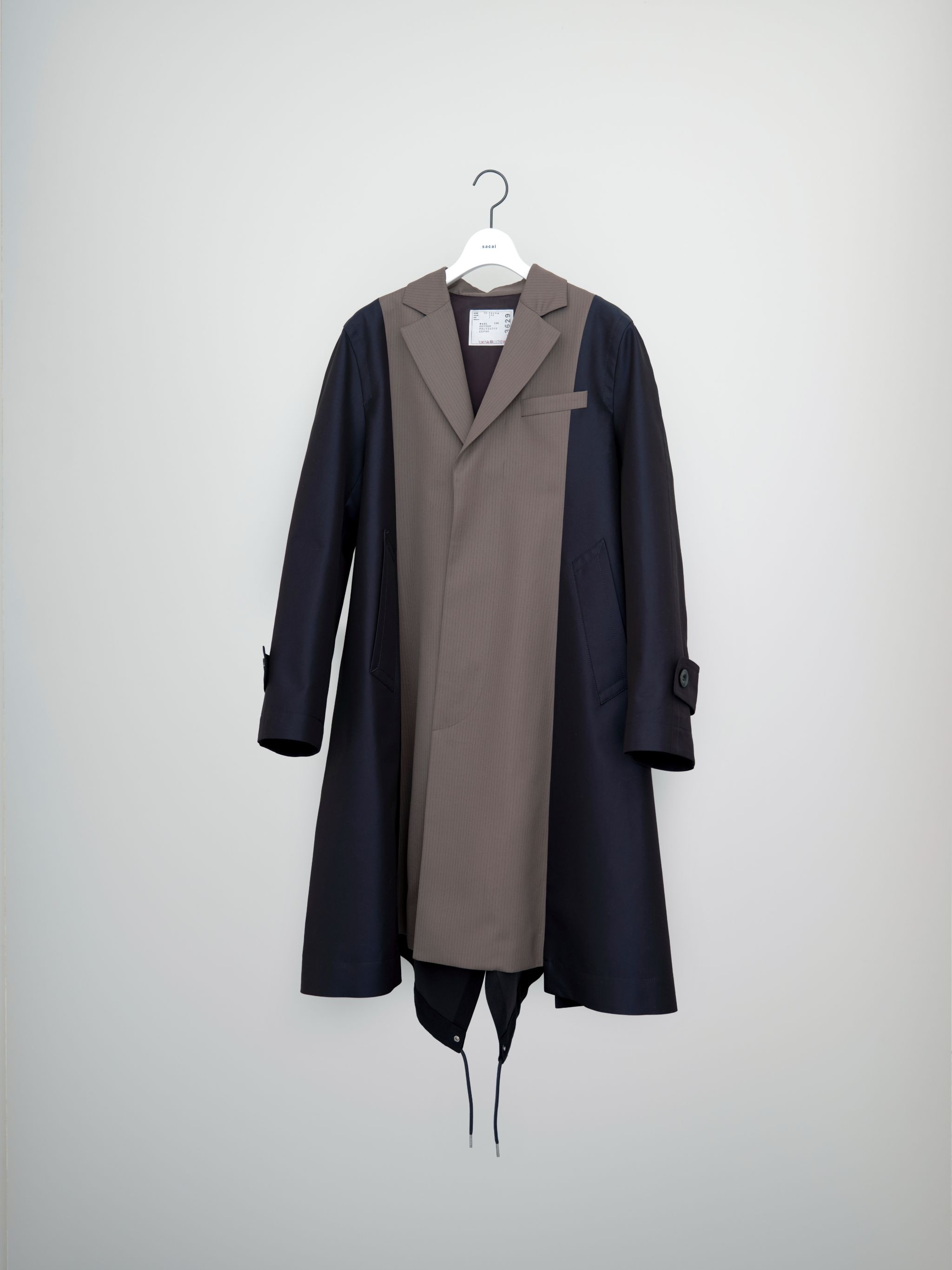 sacai Doeskin Mix Coat - 25-03629M-544 | REVERSIBLE