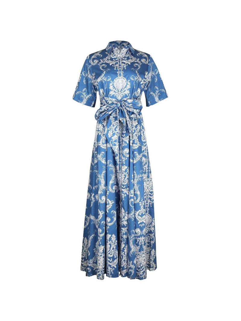 Posie Barocco-print maxi dress 1