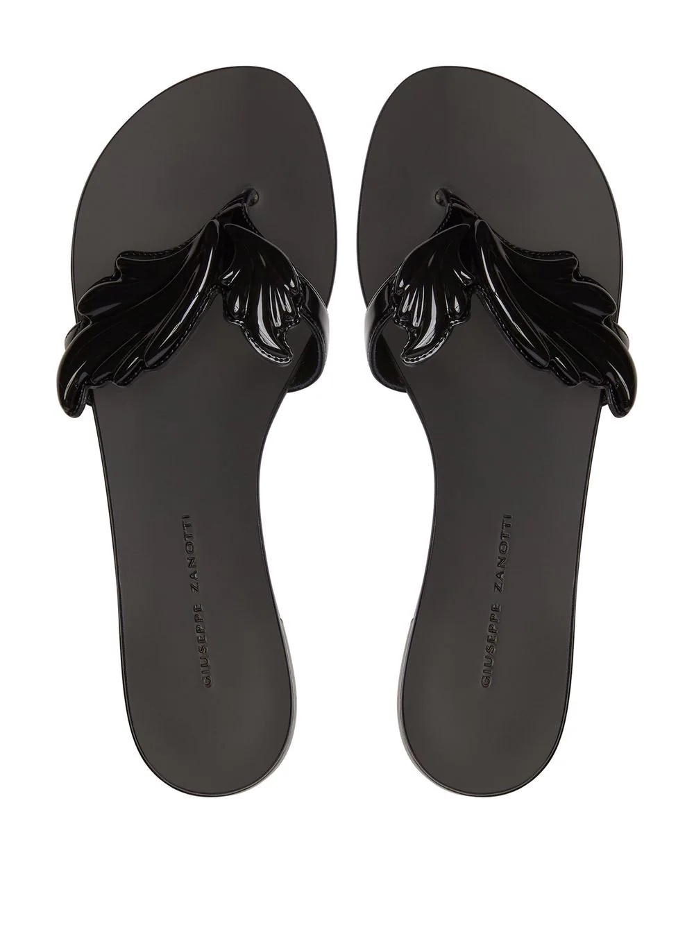 Cruel patent-effect flip flops - 4