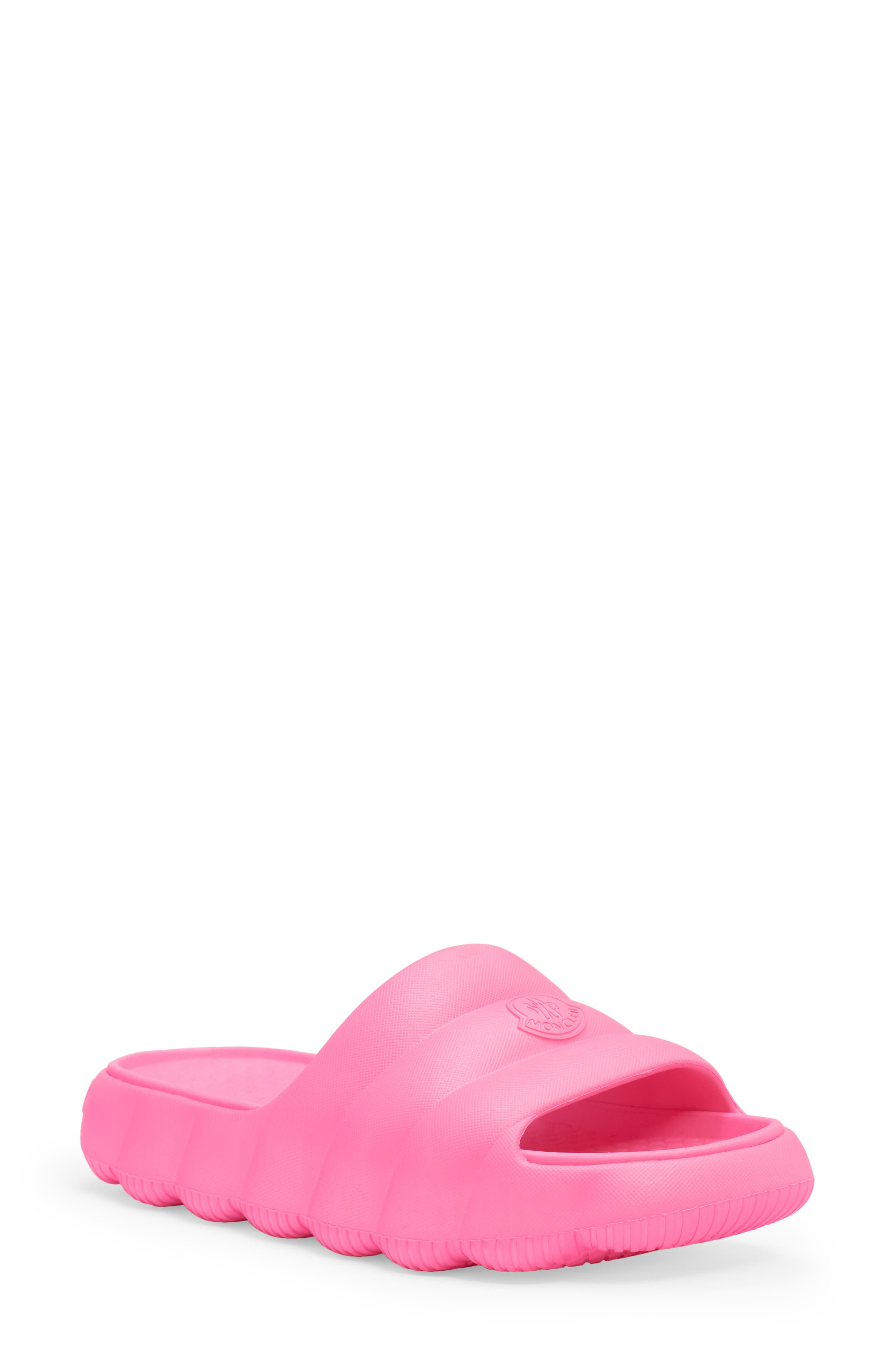 Moncler Lilo Slide Sandal in Pink at Nordstrom - 1