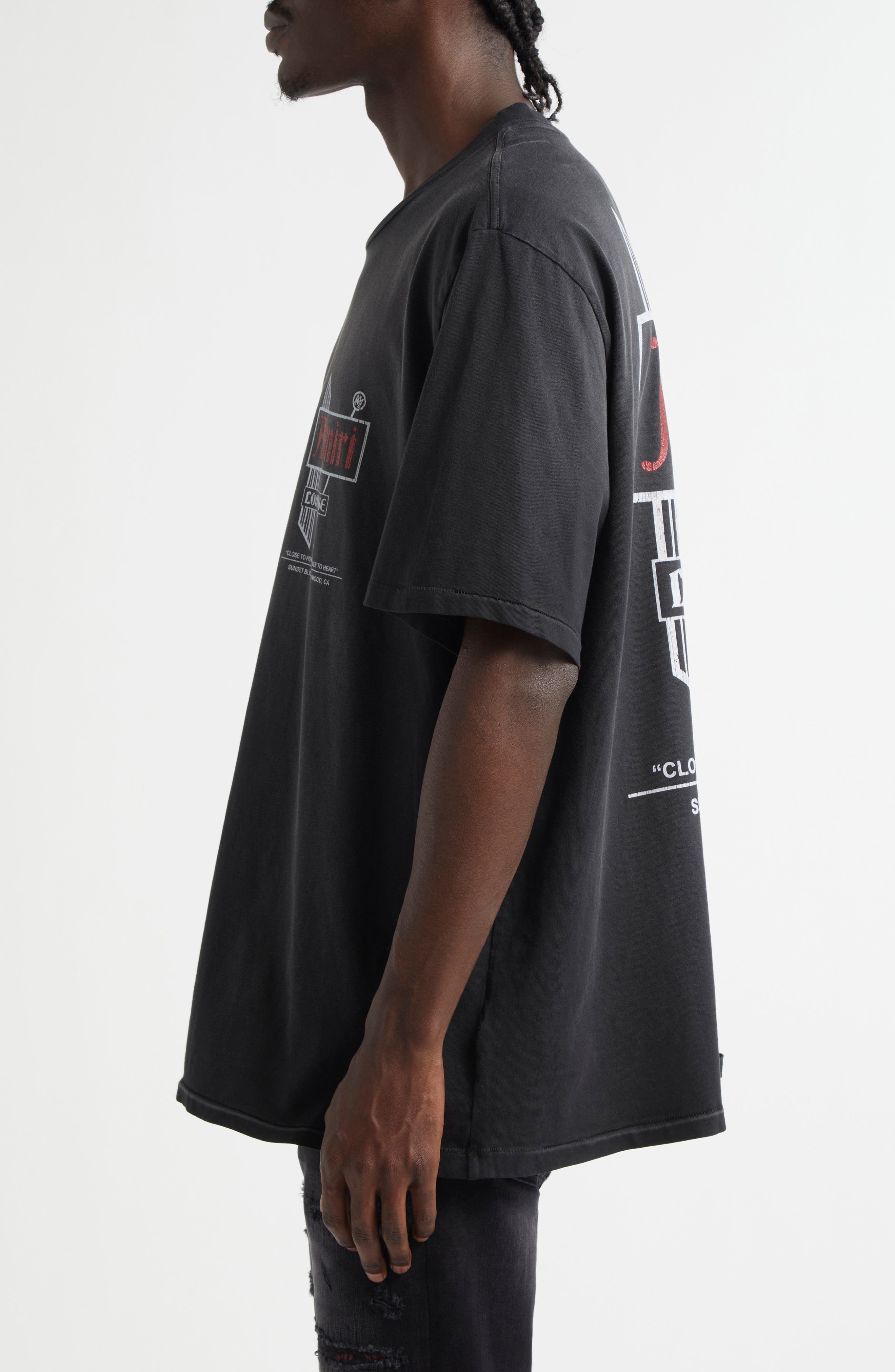 AMIRI Lounge Graphic T-Shirt in Black at Nordstrom - 3
