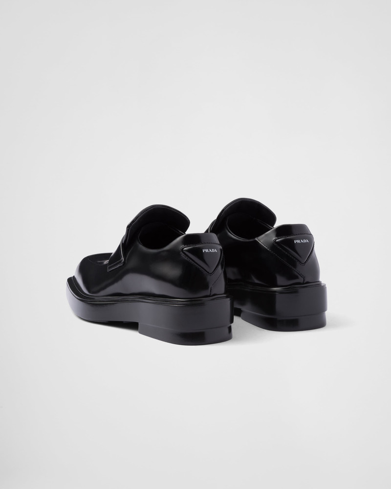 Brushed leather loafers 5