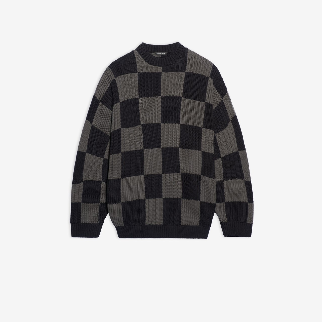 Checkered Crewneck - 1