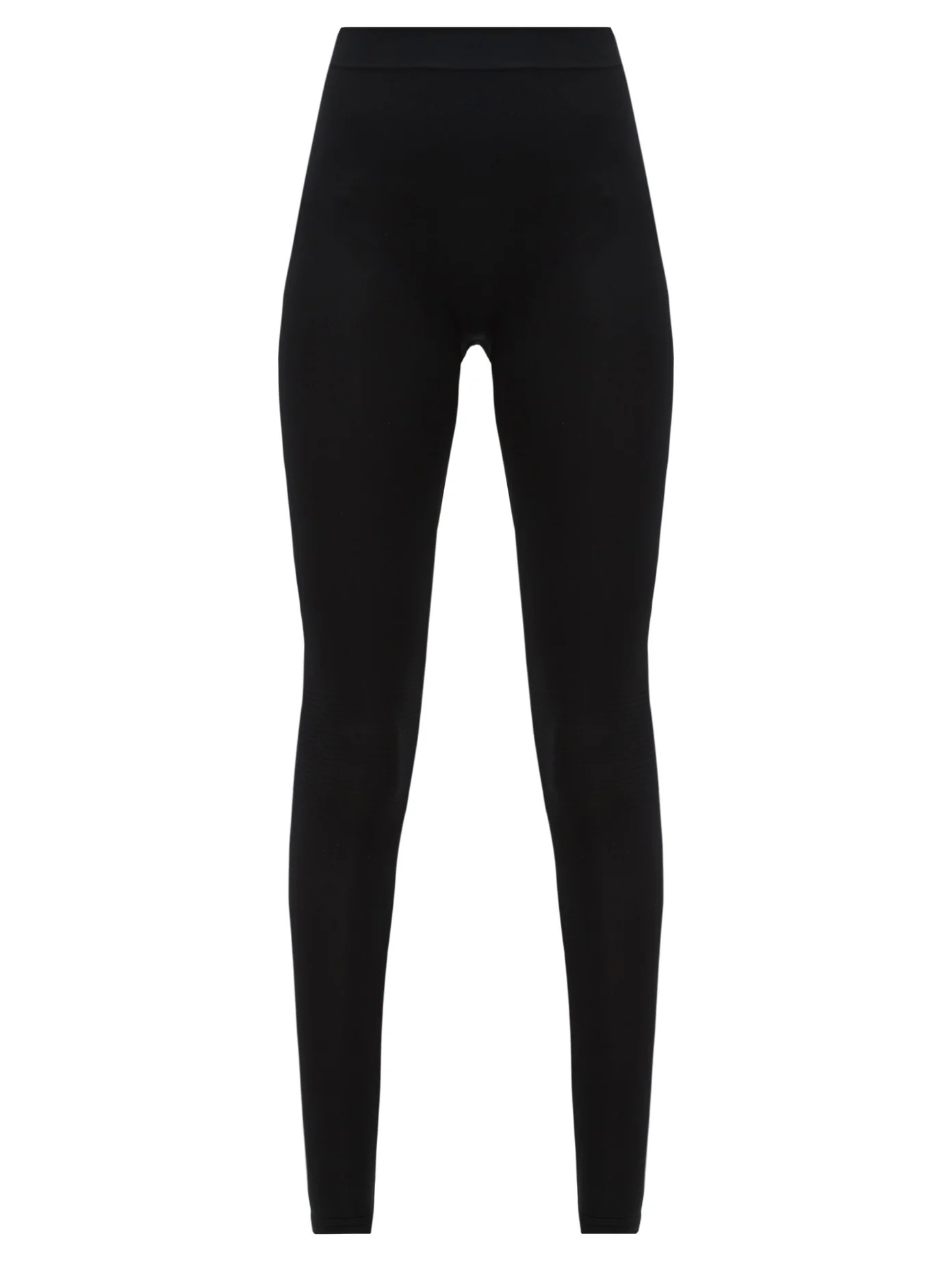 High-rise stretch-jersey leggings - 1