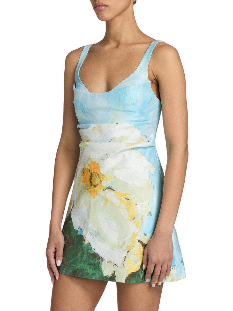 Women's Newcatton Poppy Placement Print Minidress - Poppy Reverie 4