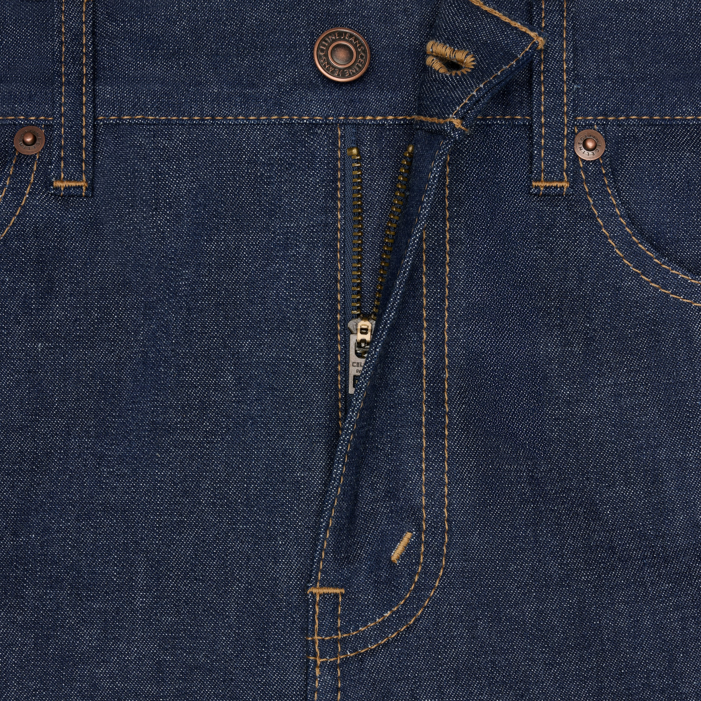 kitty jeans in raw wash denim - 4